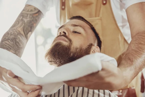 Hot Towel Shave & Haircut